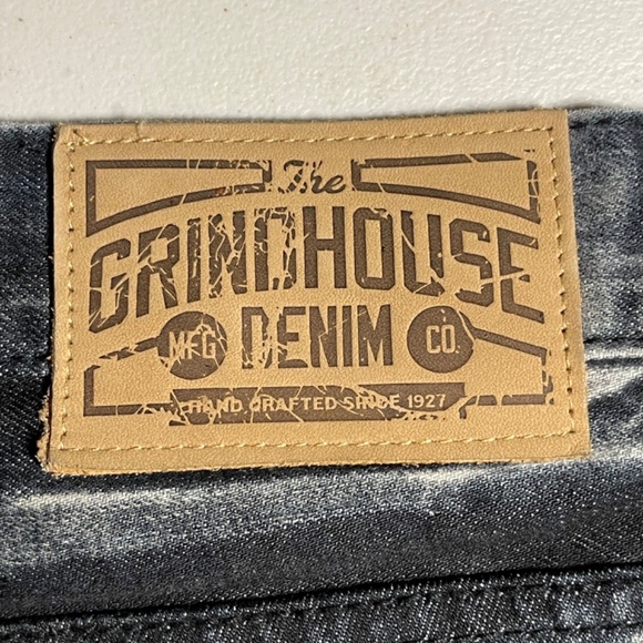 Grindhouse Denim Men’s Shorts. Waist 44. Acid wash with rips. Grunge. Rips - Picture 9 of 10